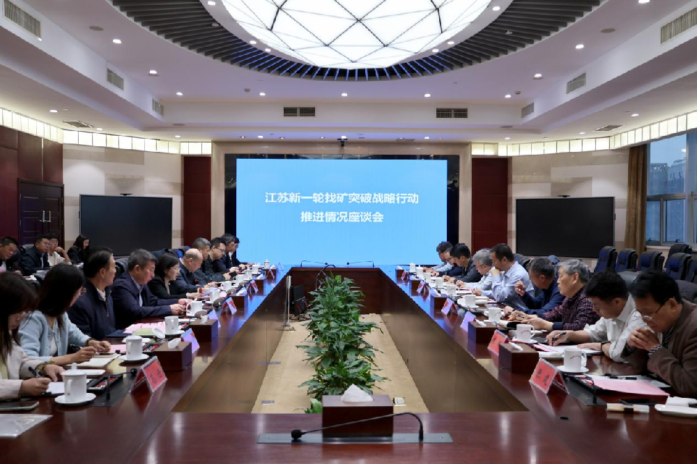 自然资源部专家指导组到江苏调研新一轮找矿突破战略行动